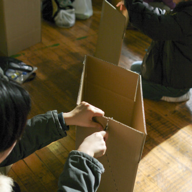 久しぶりのノコギリ体験